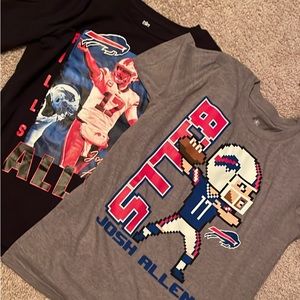 Lot of 2 Youth Medium Buffalo Bills Shirts